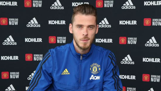 曼联官宣与德赫亚续约至2023年！成足坛最高薪门将